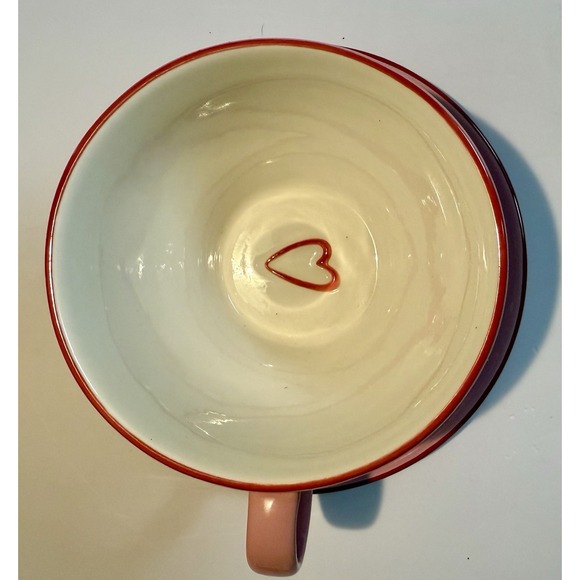 Vintage 2006 Starbucks "Heart" Oversized Cup\Saucer - Never Used - Picture 2 of 7